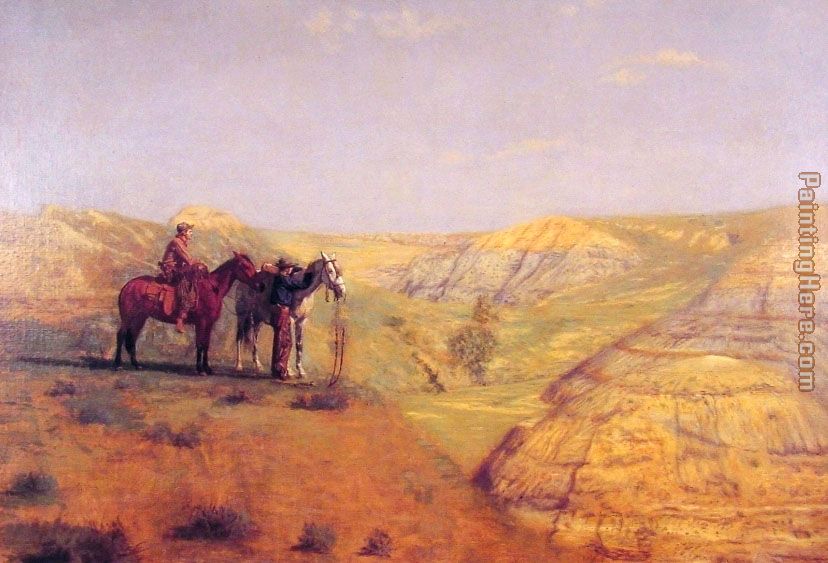 Thomas Eakins Cowboys in the Badlands